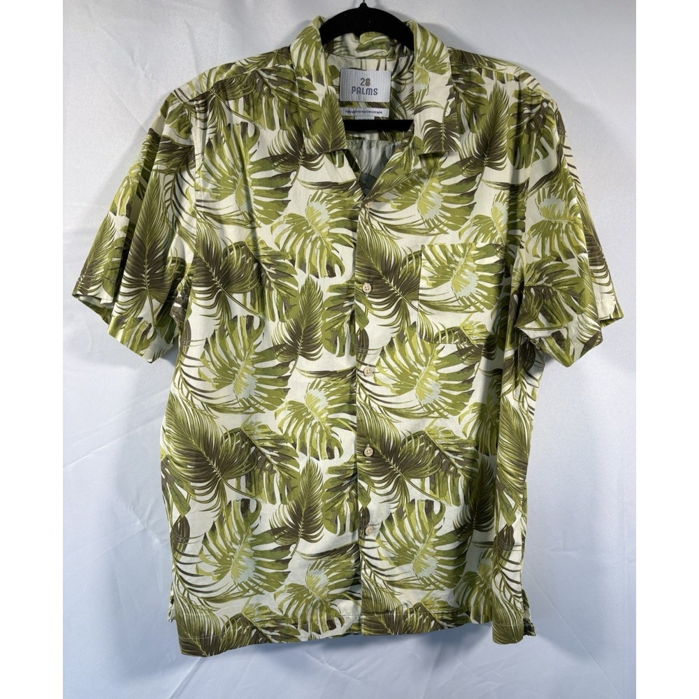 28 palms shirt size xl hawaiian tropical‎ button up short sleeve